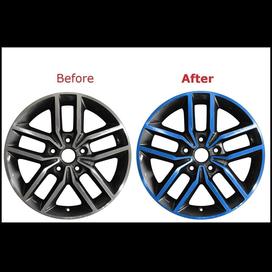 Download Amazon Com Chrome Delete Vinyl Kit Blackout Trim Overlay For 2011 20 Jeep Grand Cherokee 18 Wheel Rim Gloss Blue Automotive