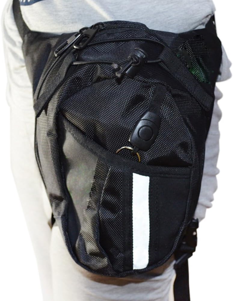 CPTDCL Motorcycle Leg Bag Outdoor Cycling Hiking Travel Tactical Waist Pack Fanny Pack Waist Bag Belt Packs for Men