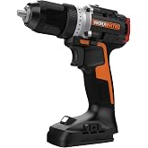 WORX Cordless Drill Driver, 20V 1/2-Inch Brushless, WX130L.9 | Battery not included, 500 in-lb Torque, 6-in Compact Body, 18+1 Clutch and 2-Speed Control, PowerShare