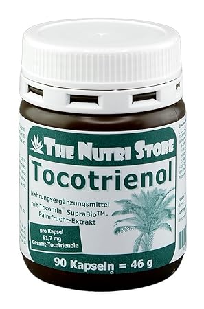 Tocotrienol Kapseln 90 Stk - mit 340 mg Tocotrienol-Tocopherol-Extrakt - 3 Monatsvorrat
