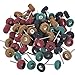 Gejoy 80 Pieces 25 mm/ 1 Inch Abrasive Buff Wheel Buffing Polishing Wheel Set Compatible with Dremel Rotary Tool Kit