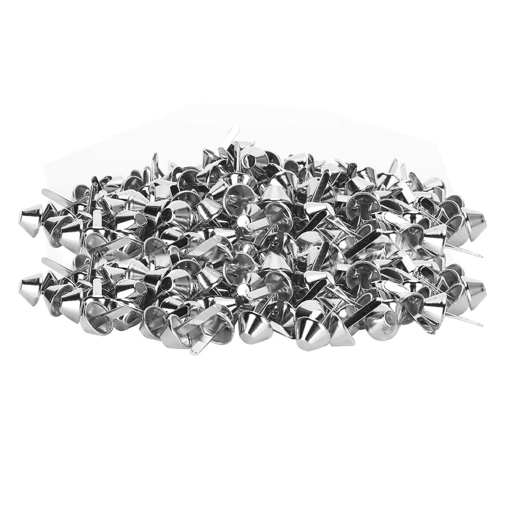 Oumefar Nailhead studs Brad Fasteners Anti-rust Split Pins Feet Rivets Luggage for Leather Bags Handbags