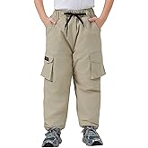 SNBOCON Kids Snow Pants Boys Girls Winter Waterproof Baggy Loose Pants Outdoor Snowboard Skiing Drawstring Elastic Trousers