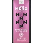 Caff&egrave; Nero Coffee Pods 30 Count (Pack of 1) in each, Napoletano 30 | Rich &amp; Creamy Espresso, Bold Italian Roast, 100% Aluminium Recyclable, Napoletano