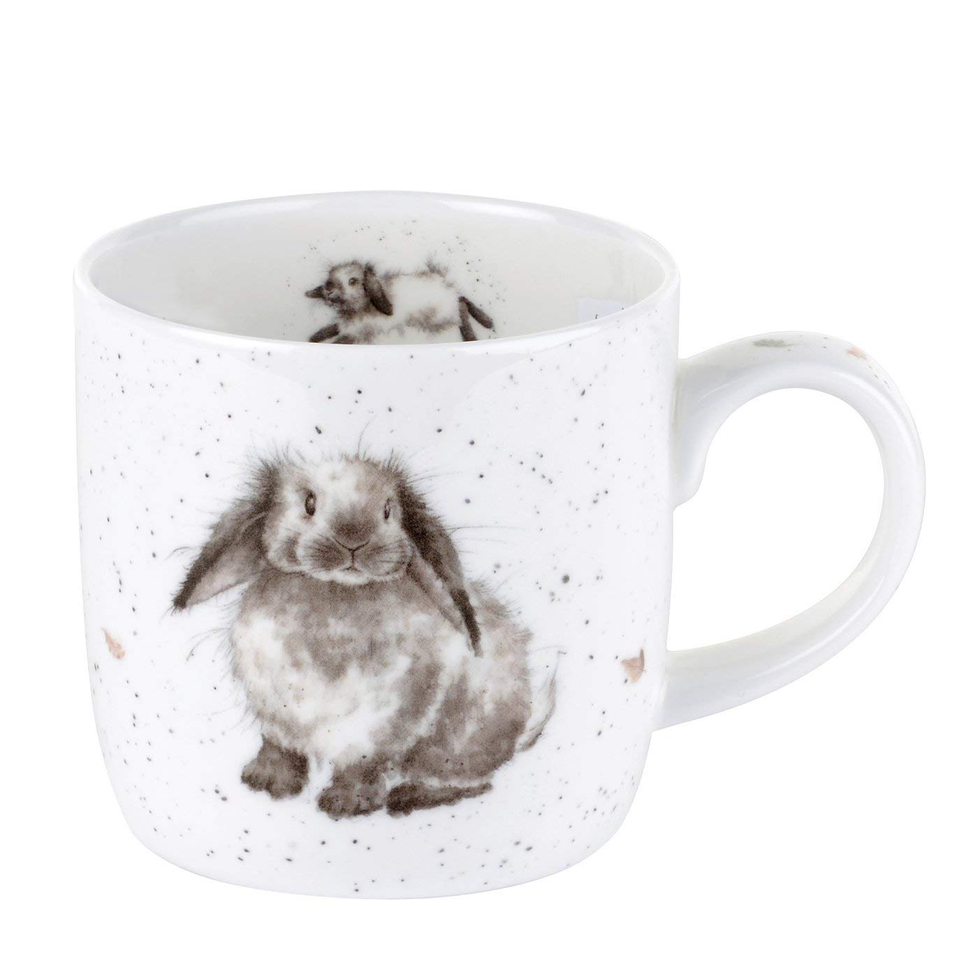Royal Worcester Portmeirion Home & Gifts MMLS5629-XS Rosie (Rabbit) Single Mug, Bone China