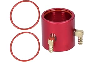 Brushless Motor Water Jacket for RC Boat, 24mm Cooling Jacket Compatible with 2435 2440 2445 Motors, Aluminum Alloy Heat Diss