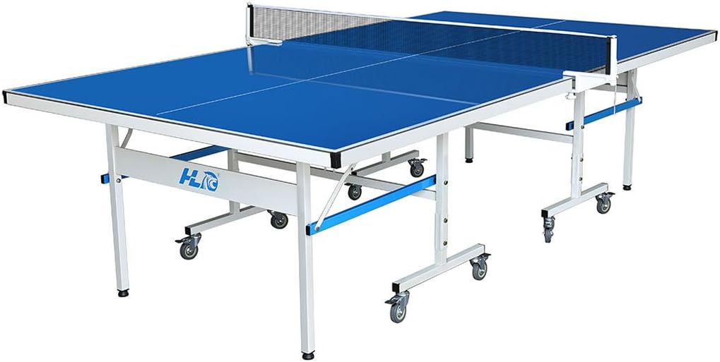 Funmall 9 ft Outdoor Table Tennis Table with Aluminum Plastic Composite Aluminum Composite Top for Great Playability with All-Weather Performance