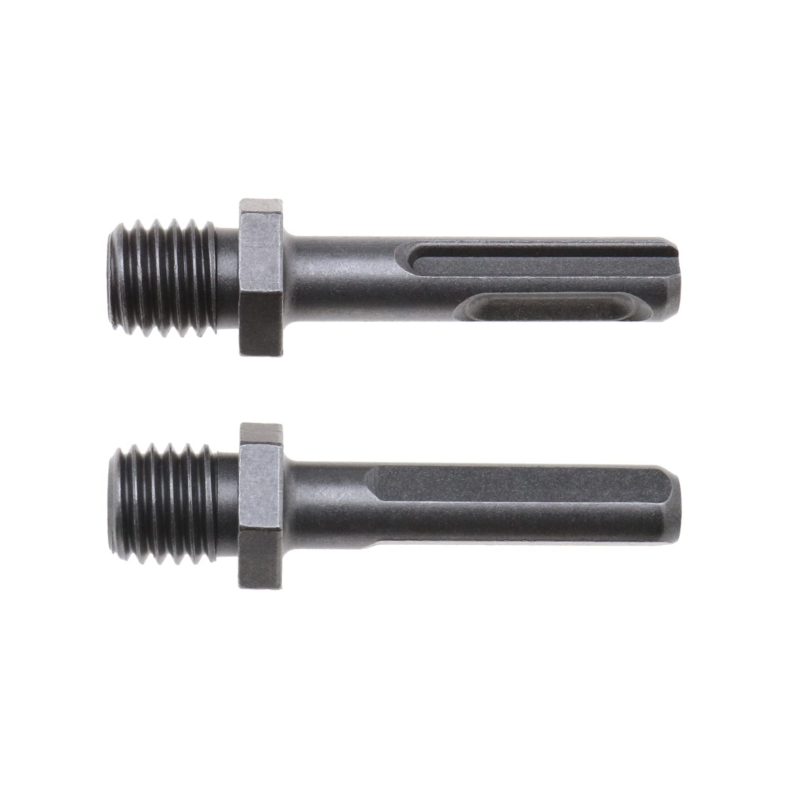 EMSea 2pcs Adapter M14 Male Thread to SDS Plus Female and Female Triangle for Grinder Drill Bit Connection Converter of Diamond Core Bits Fitted on Electric Drill