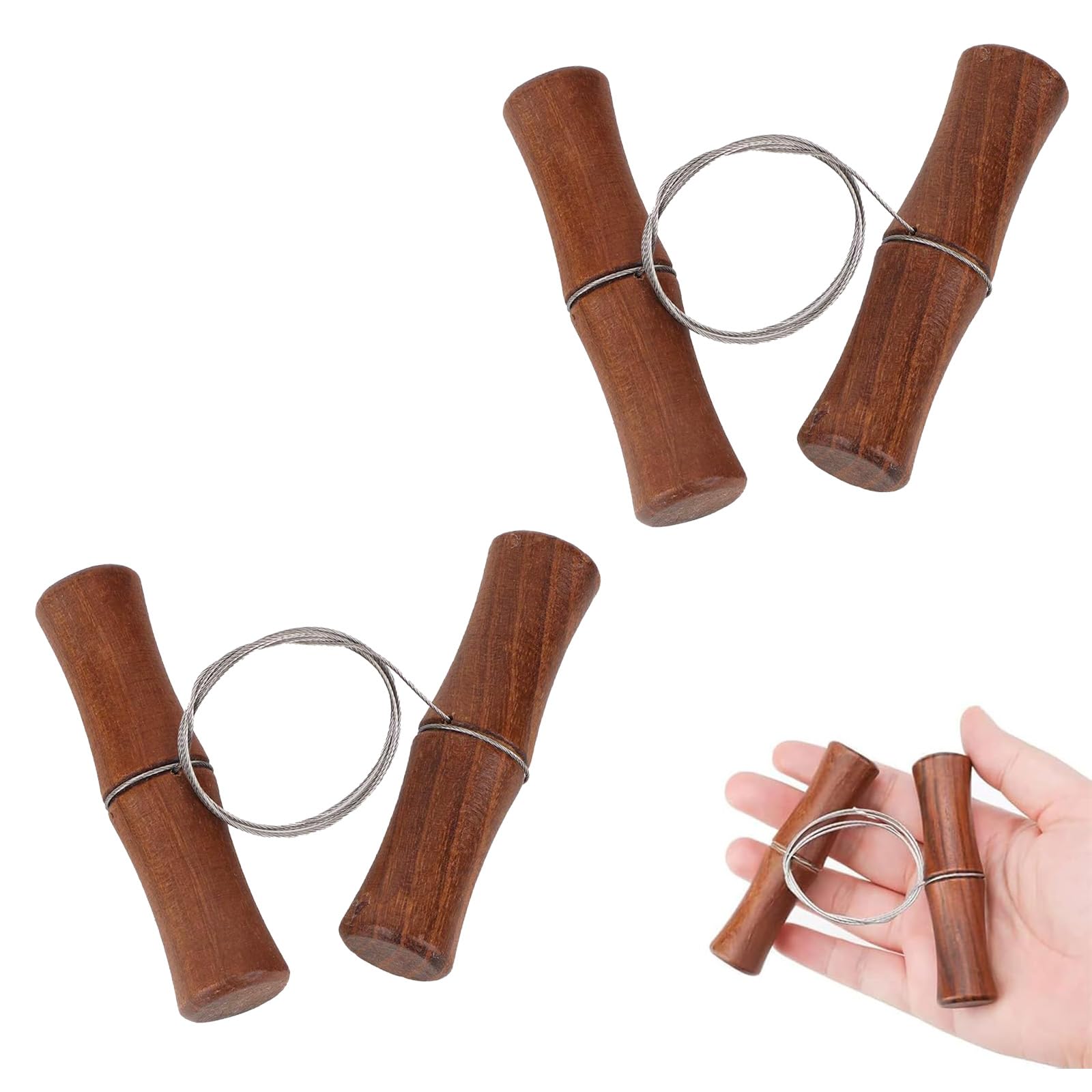 2 PCS Cheese Wire, Cutting Wire for Clay, Cheese Wire Cutter, Cheese Wire Cutter with Handles, Premium Wooden Handle Clay Wire Cutter, for Cheese Dough Clay Pottery Ceramics Art Sculptures and Pottery