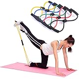 Kasstino 4PCS Useful Fitness Equipment Tube Workout Exercise Elastic Resistance Band For Yoga