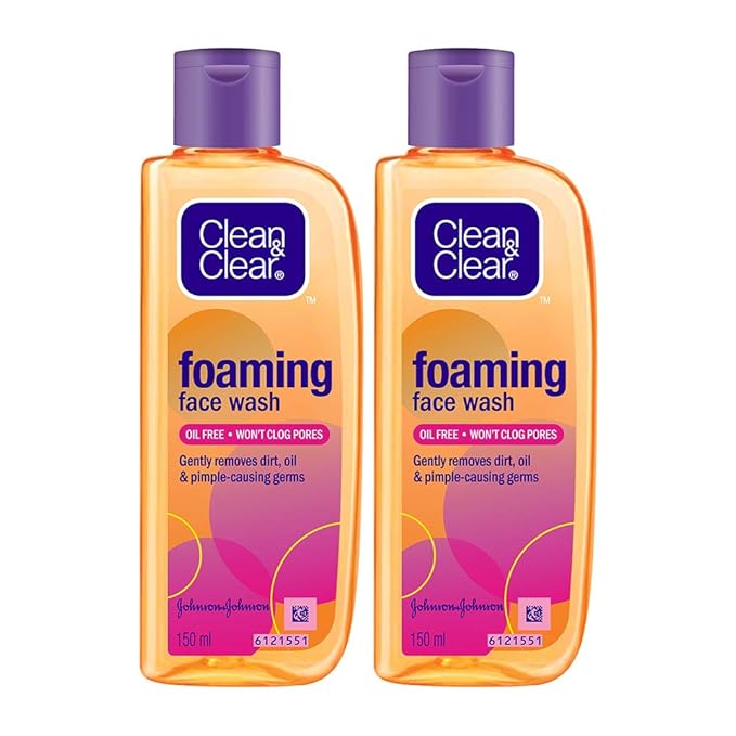 Clean & Clear Foaming Facewash 150ml (Pack of 2) Amazon.in Amazon Pantry