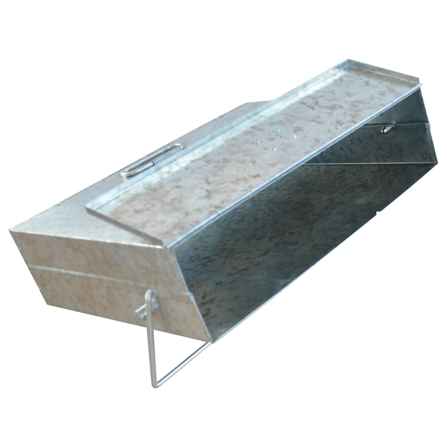 New De Vielle Galvanised Hot & Cold Fireplace Ash Carrier Box Tidy