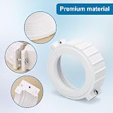 NQEUEPN Hot Tub Split Nut 2pcs with Screw & O-Rings for Spa Repair view 4