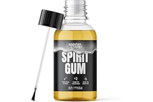 Professional Grade Spirit Gum Adhesive for Face - SFX Face Makeup Glue for Halloween, Cosplay, and More - Cruelty-Free Vegan-Friendly Face Glue for Costume - Splashes & Spills (30ml)