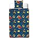 Lego Batman Movie Hero Single Duvet Cover Set - Rotary Design UK duvet cover size 53in x 78in