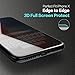 iPhone X Screen Protector, [3D Full Coverage] Anti-Scratch HD Clear 9H Shockproof Protection iPhone 10 Tempered Glass for Apple iPhone X (2017)