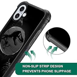 CARLOCA Compatible with iPhone 16 Case, Dinosaur