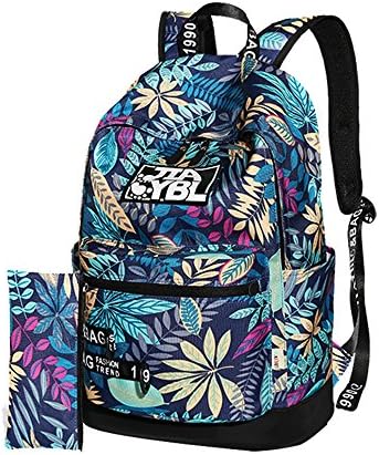 JOYELIFE School Bags Lightweight Backpack College Rucksack Girls School Bookbags Hiking Backpack Daypack (Blue)