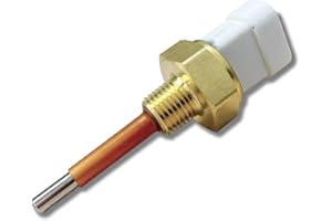 Autokemat Low Coolant Level Sensor Compatible with for Detroit 60 Freightliner Cummins Series Turcks 3/8" O-Ring Thread-2 Pins Replace# 904-7252, 23522855