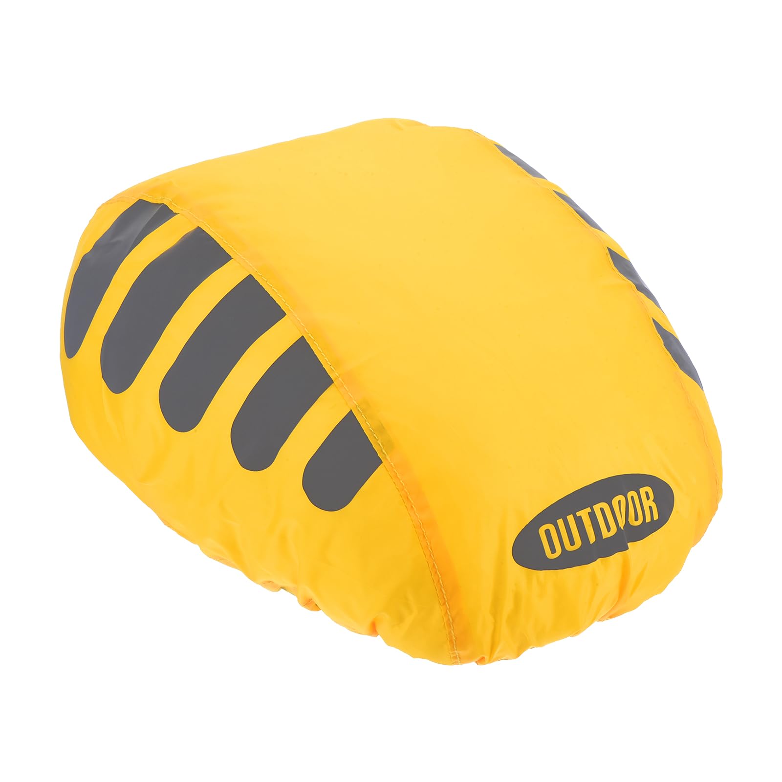 PATIKIL Cycling Bicycle Helmet Cover, Motorcycle Helmet Rain Covers Ride Gear Helmet Cover with Reflective Strip for Road Cycling, Yellow