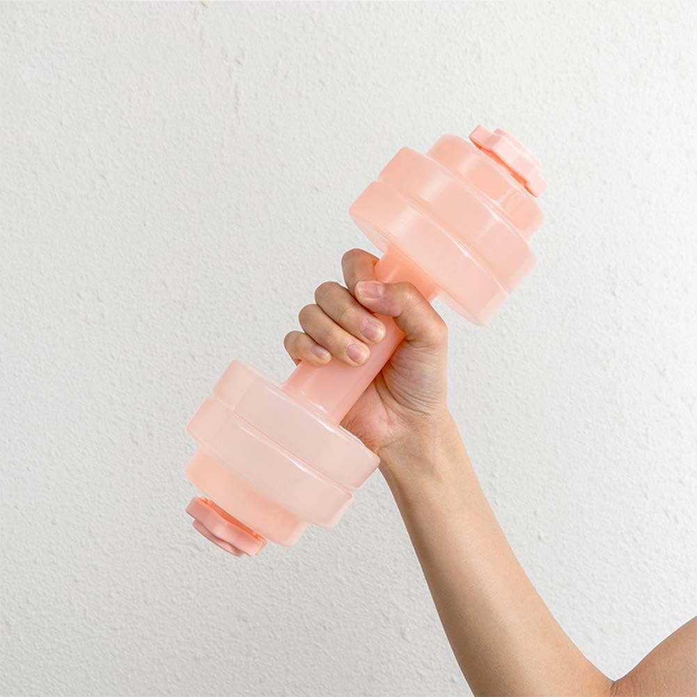 QXMY Water Filled Dumbbells, Gym Fitness Workout Eco-Friendly Adjustable Weight Dumbbell Portable Travel Barbells for Indoor or Outdoor,1pcs