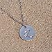 AOLO Discs Initial Pendant Necklace Friendship Jewelley L