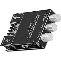 Dual Channel Power Amplifier Zk-502t, Module Stereo AMP