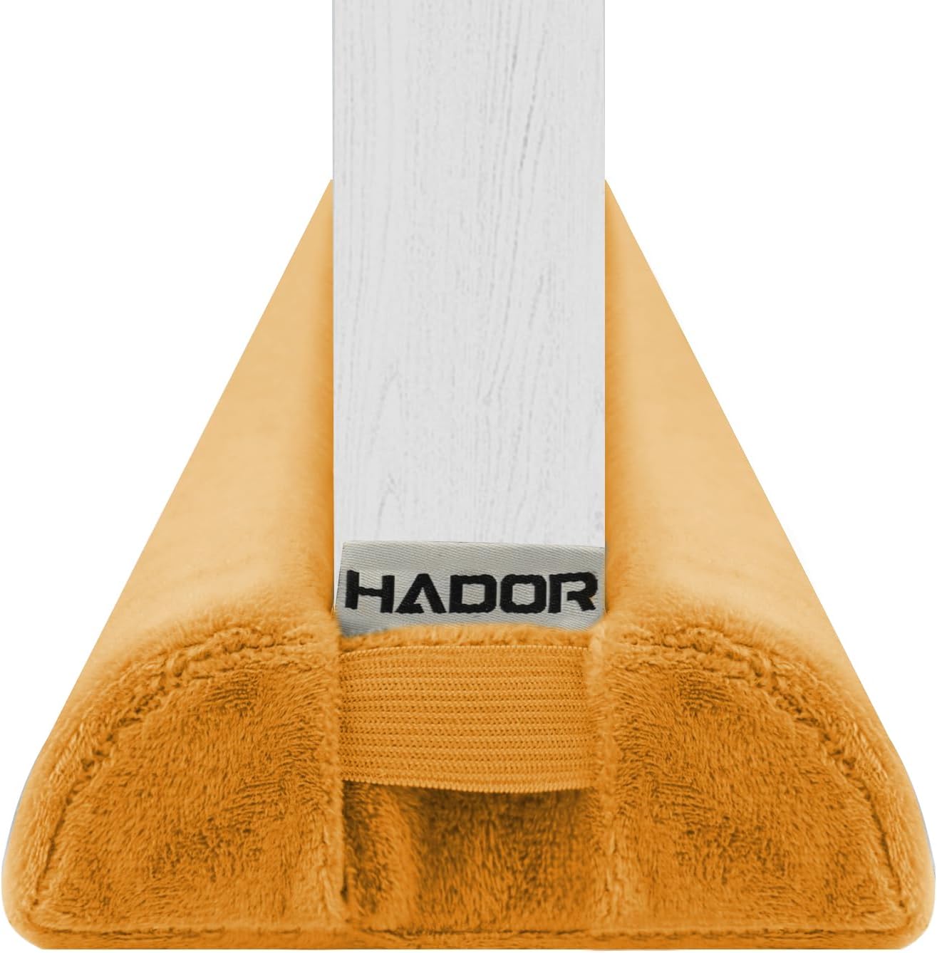 Draft Stoppers - HADOR Double Side Draft Stopper Noise Blocker 36 in for Bottom of Door, Mustard Yellow Twin Door Stopper Seal Gap Machine-Washable Air Blocker