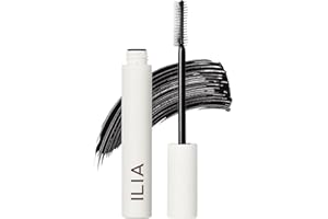 ILIA - Limitless Lash Mascara | Lightweight, Nourishing, Lengthening, Lifting | Flake + Smudge-Resistant | Non-Toxic, Cruelty-Free, Ophthalmologist-Tested, Safe For Sensitive Eyes (Soft Black)