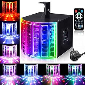 Litake DMX512 Led-podiumverlichting, 3 modi, discolicht, feestlicht, muziekgestuurd, PAR-licht, DJ-projector…