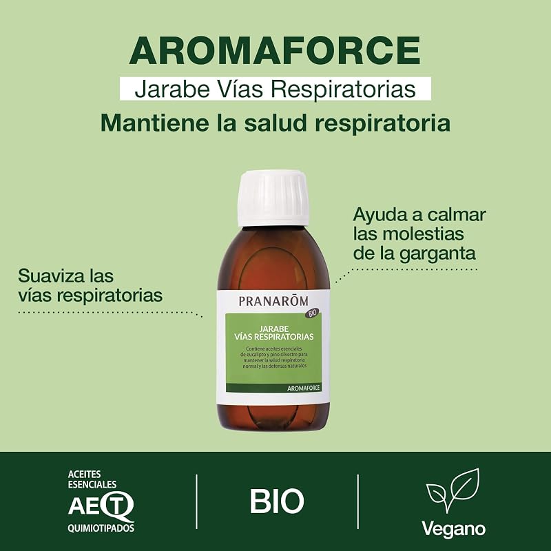 Aromaforce Jarabe Vías Respiratorias BIO 150 ml – Eucalipto