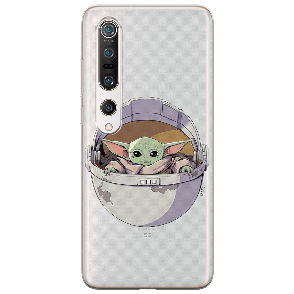 ERT GROUP mobile phone case for Xiaomi MI 10 / MI 10 PRO original and officially Licensed Star Wars pattern Baby Yoda 026 optimally adapted to the shape of the mobile phone, partially transparent