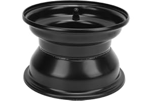 ZJchao Atv Rim 16x8-7 Inch Black Aluminum Alloy Wheel Rim Heavy Duty Strong Load Capacity Most ATVs Go Karts Carts