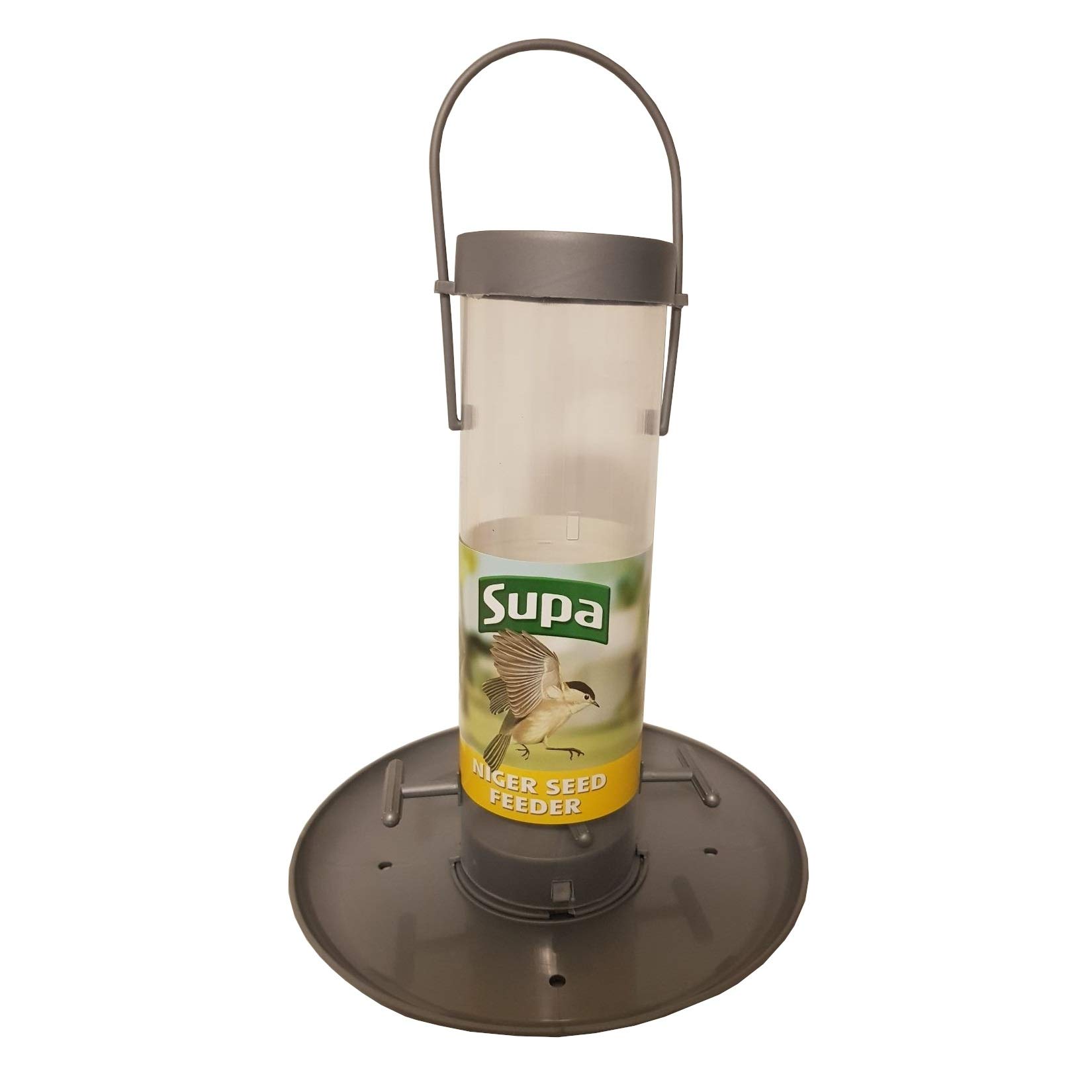 Supa Niger Seed 4 Port Feeder 8" with Tray
