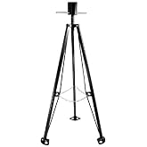 Camco Eaz-Lift 5th Wheel King Pin Tripod Stabilizer - w/Adjustable Height | Heavy Duty RV Stabilizer Features Adjustable Height &amp; 5,000 lb Certified Load Capacity - Folds for Easy RV Storage (48855)