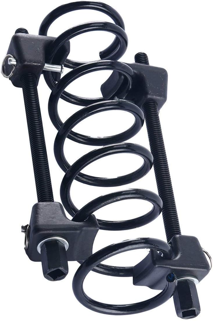 FreeTec 2pc Coil Spring Compressor For MacPherson Struts Shock Absorber Car Garage Tool, Red - Image 5