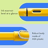 LAMY Safari Yellow Fountain Pen with Ergonomic Grip, Size B Nib view 4