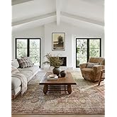 Loloi Amber Lewis Georgie Collection GER-03 Jade/Sunset 7'-6" x 9'-6", .19" Pile Height, Area Rug