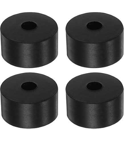 Uxcell 50 X 30mm M10 Thread Female Rubber Mounts,Vibration Isolators,Replaces Anti Vibration Pads Flat Silentblock Base Block