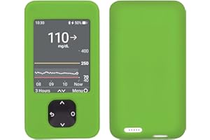 USASTAR-SNK Silicone Soft Case for Dexcom G7 Receiver (Green)