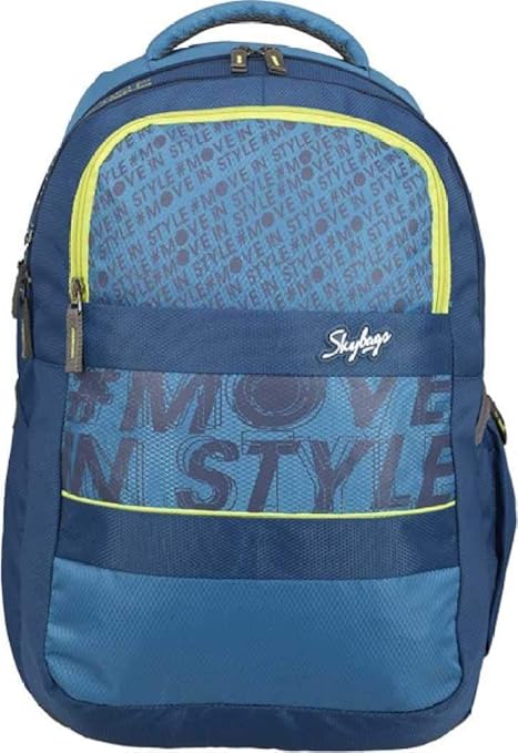 skybags geek 48 ltrs blue laptop backpack
