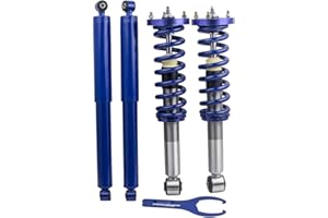 maXpeedingrods Coilover Shock Absorber Struts for Ford F-150 2004-2008 RWD for Mark LT 2006-2008 RWD, 4pcs Complete Assemblies Spring Suspension Kit Amortiguador with Twin-tube Structure