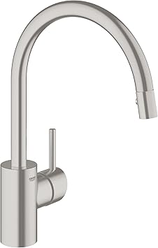 Amazon Com Llave Monomando De Cocina Grohe 32665001 Concetto 32665dc1 Home Improvement