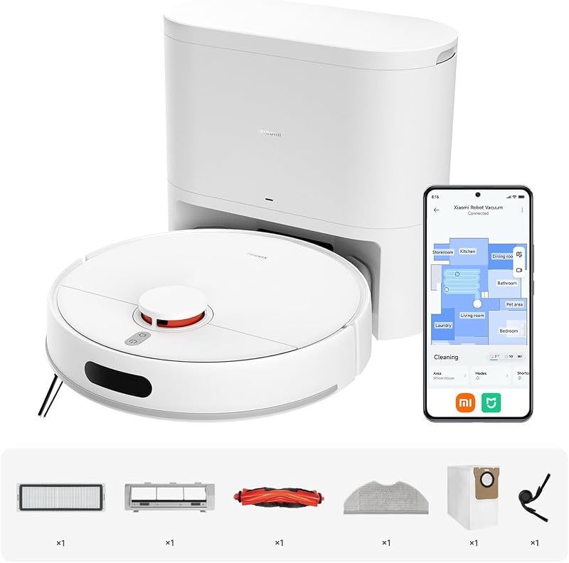 H40 Robot aspirapolvere con stazione auto-svuotamento, 10000 Pa