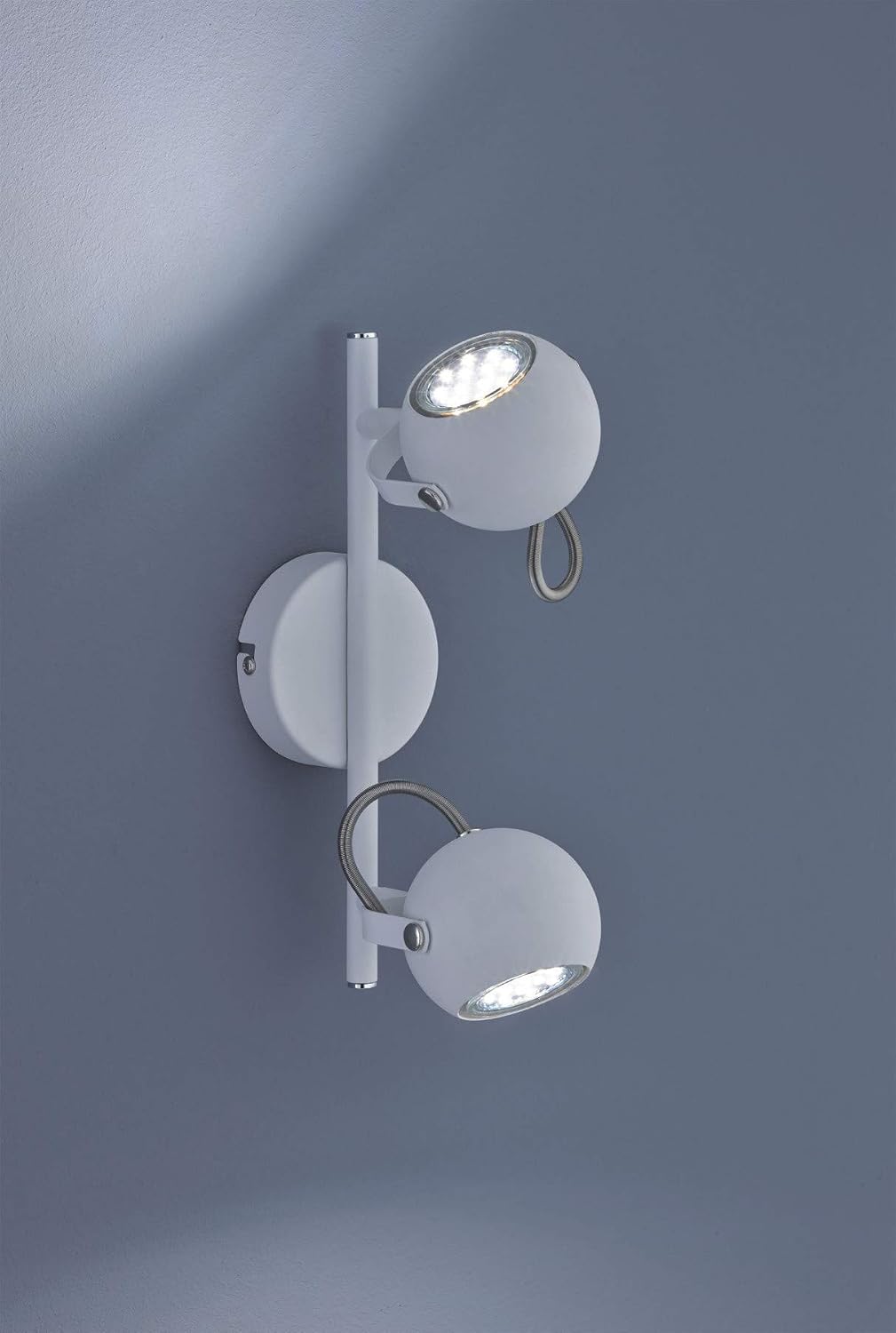 Reality Leuchten Bastia Ceiling Light, Metal, Matt White, Matte White - Image 3