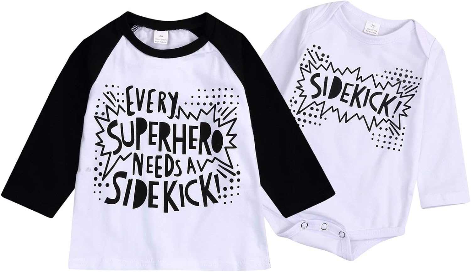 baby boy and big brother matching outfits