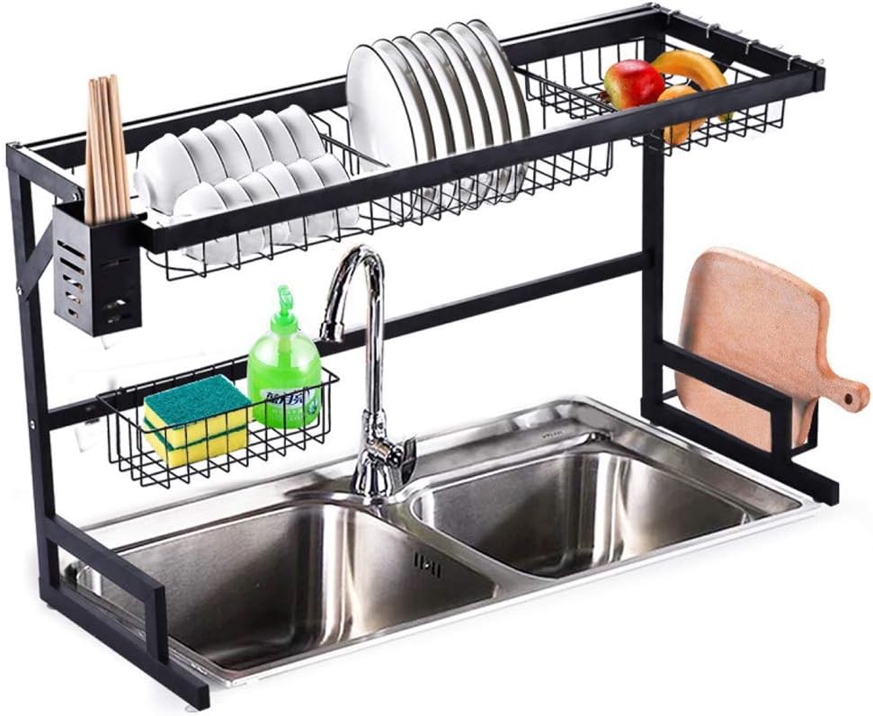 Escurridor de platos, rejilla para secar platos sobre el fregadero