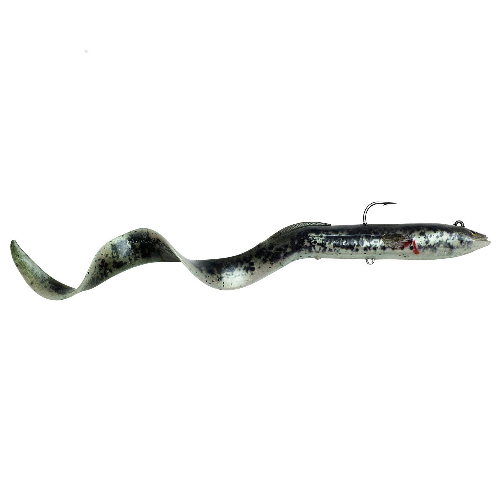 Savage Gear 4D Real EEL Fishing Hook (Black/Green/Pearl Php-20cm-38g)
