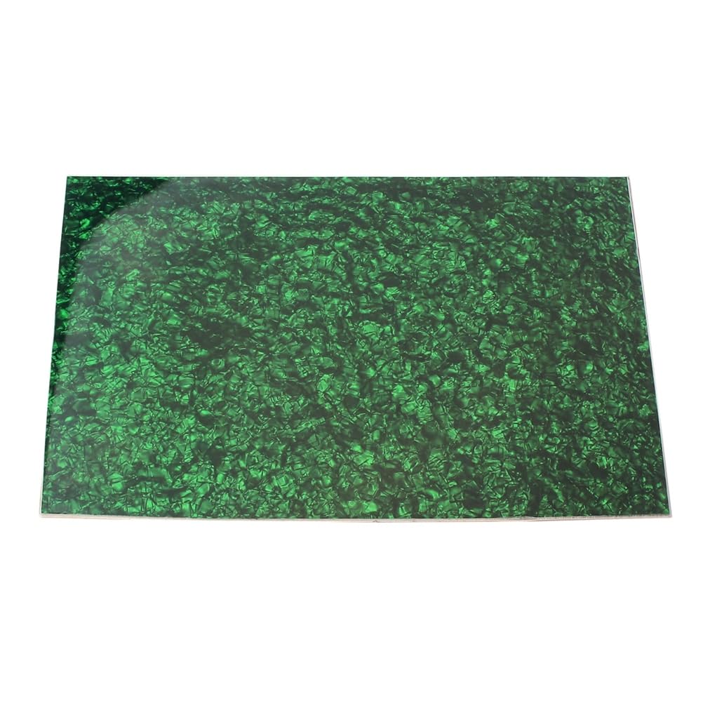 Abaodam Green Material Board - Pickguard Material Blank Pick Guard Scratch Plate Sheet - 44 x 29cm Pickguard Material Blank Scratch Plate DIY