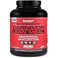 MuscleMeds CARNIVOR LEAN MEAL whole food meal replacement shake, MRE, beef protein isolate, white potato, sweet potato, 40g protein, 40 g carbs, lactose free, sugar free, Vanilla Cream 20 servings